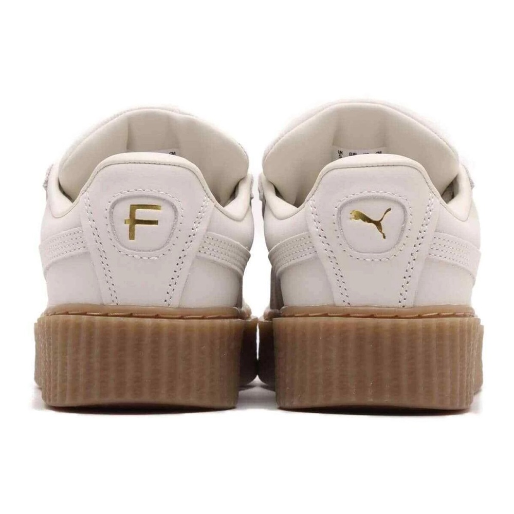Fenty Puma Creeper Phatty Nubuck Warm White Puma Gold Gum Women’s Size 8.5 - Picture 5 of 12